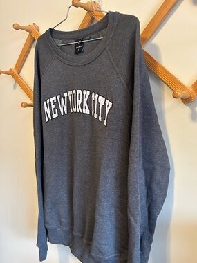 New York City Gray Crewneck Sweatshirt